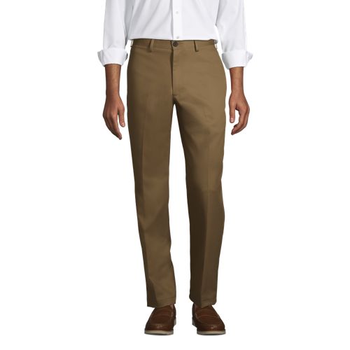 Men's Flat Front Non-iron Chinos, Traditional Fit 