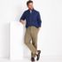 Men's No Iron Traditional Fit Plain Front Chino Pant, alternative image