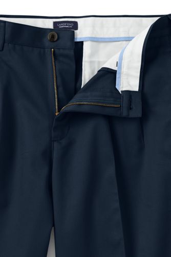 men's pleated front chinos