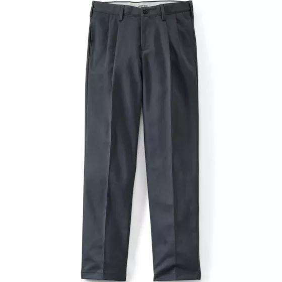 Men's No Iron Traditional Fit Pleated Front Chino Pant - primary