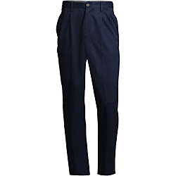 Men's Big and Tall Traditional Fit Pleated No Iron Chino Pants, Front