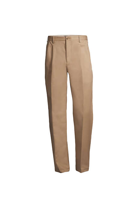 Men's Pleated Traditional No Iron Chino Pants
