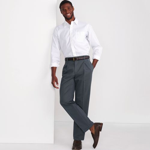 CLASSIC ONE PLEAT CHINO PANTS