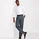 Men's Traditional Fit Pleated No Iron Chino Pants, alternative image