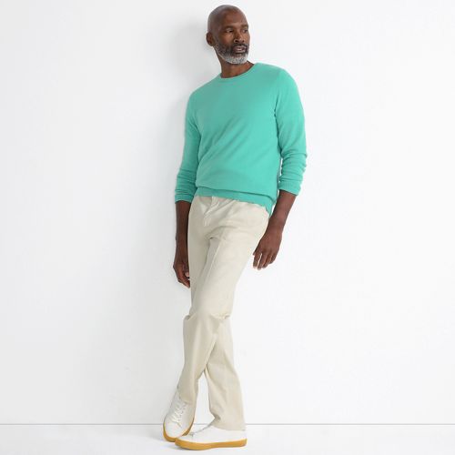 Men's No Iron Traditional Fit Pleated Front Chino Pant, alternative image