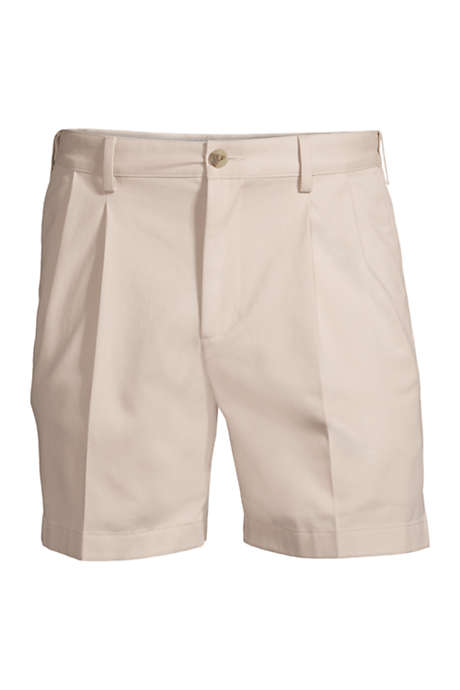 Men's Comfort Waist Pleated No Iron Chino Shorts