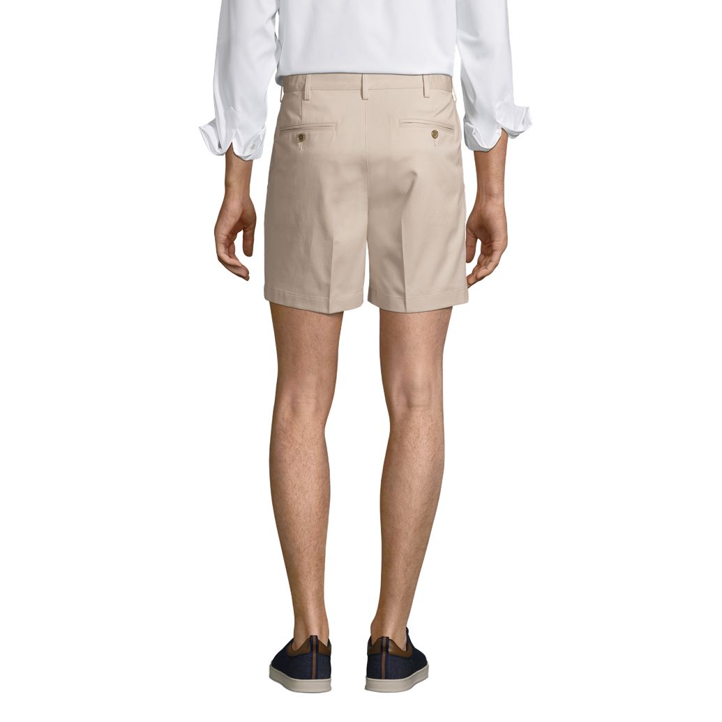 Men's Comfort Waist Pleated 6" No Iron Chino Shorts