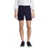 Men's No Iron 6" Comfort Waist Pleated Front Chino Short, Front