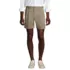 Men's No Iron 6" Comfort Waist Pleated Front Chino Short, Front