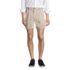 Men's No Iron 6" Comfort Waist Pleated Front Chino Short, Front