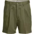 Men's No Iron 6" Comfort Waist Pleated Front Chino Short, Front