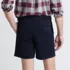 Men's No Iron 6" Comfort Waist Pleated Front Chino Short, Back