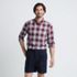 Men's No Iron 6" Comfort Waist Pleated Front Chino Short, Front