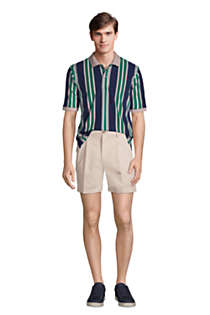 Men's Comfort Waist Pleated 6" No Iron Chino Shorts, alternative image