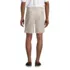Men's No Iron 9" Comfort Waist Pleated Front Chino Short, Back