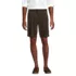Men's No Iron 9" Comfort Waist Pleated Front Chino Short, Front