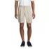Men's No Iron 9" Comfort Waist Pleated Front Chino Short, Front
