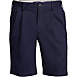 Men's Big and Tall Comfort Waist Pleated 9 Inch No Iron Chino Shorts, Front