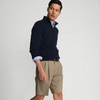 【NOFFICIALNOFFICE】LACE-TRIMMED PLEATED BERMUDA Lace Trim Silk Shorts | Intimissimi