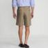 Men's No Iron 9" Comfort Waist Pleated Front Chino Short, Back