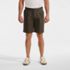 Men's No Iron 9" Comfort Waist Pleated Front Chino Short, Front