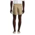 Men's No Iron 6" Comfort Waist Plain Front Chino Short, Back