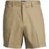 Men's No Iron 6" Comfort Waist Plain Front Chino Short, Front