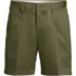 Men's No Iron 6" Comfort Waist Plain Front Chino Short, Front