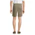 Men's No Iron 9" Comfort Waist Plain Front Chino Short, Back