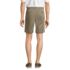 Men's No Iron 9" Comfort Waist Plain Front Chino Short, Back