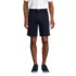 Men's No Iron 9" Comfort Waist Plain Front Chino Short, Front