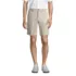 Men's No Iron 9" Comfort Waist Plain Front Chino Short, Front