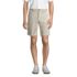 Men's No Iron 9" Comfort Waist Plain Front Chino Short, Front