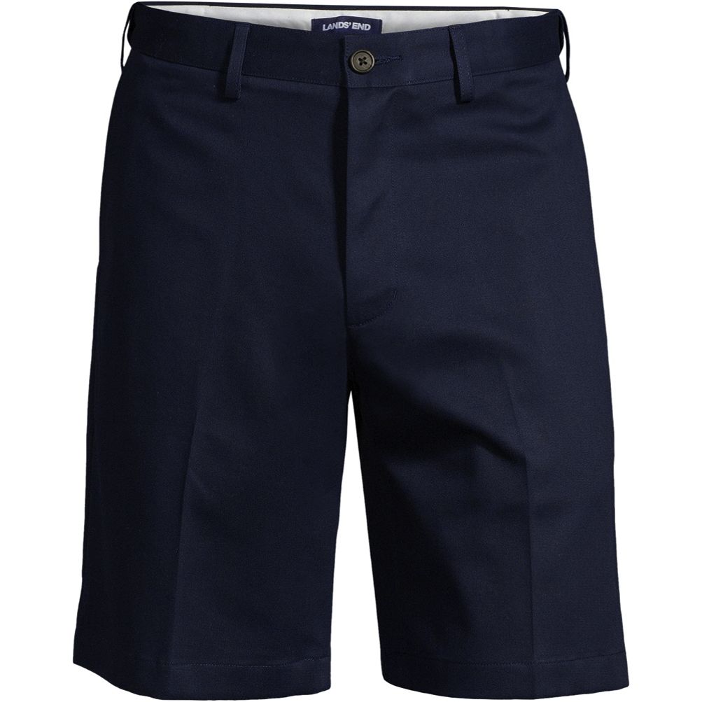 Men's Comfort Waist 9 Inch No Iron Chino Shorts | Lands' End