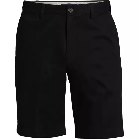 School Uniform Men's Big and Tall No Iron 9" Comfort Waist Plain Front Chino Short - primary