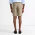 Men's No Iron 9" Comfort Waist Plain Front Chino Short, Back