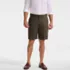 Men's No Iron 9" Comfort Waist Plain Front Chino Short, Front