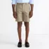Men's No Iron 9" Comfort Waist Plain Front Chino Short, Front
