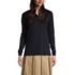 Women's Long Sleeve Interlock Polo Shirt, Front