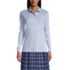 Women's Tall Long Sleeve Interlock Polo Shirt, Front