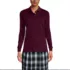 Women's Long Sleeve Interlock Polo Shirt, Front