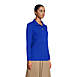 Women's Long Sleeve Interlock Polo Shirt, alternative image
