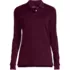 Women's Long Sleeve Interlock Polo Shirt, Front