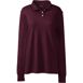 Women's Long Sleeve Interlock Polo Shirt, Front