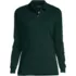 Women's Long Sleeve Interlock Polo Shirt, Front