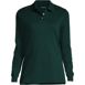 Women's Long Sleeve Interlock Polo Shirt, Front