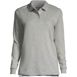 Women's Long Sleeve Interlock Polo Shirt, Front