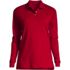 Women's Long Sleeve Interlock Polo Shirt, Front