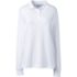 Women's Long Sleeve Interlock Polo Shirt, Front