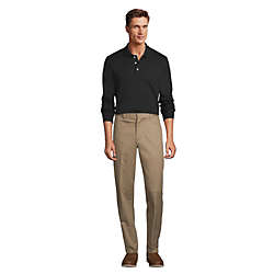 Men's Long Sleeve Interlock Polo Shirt, alternative image